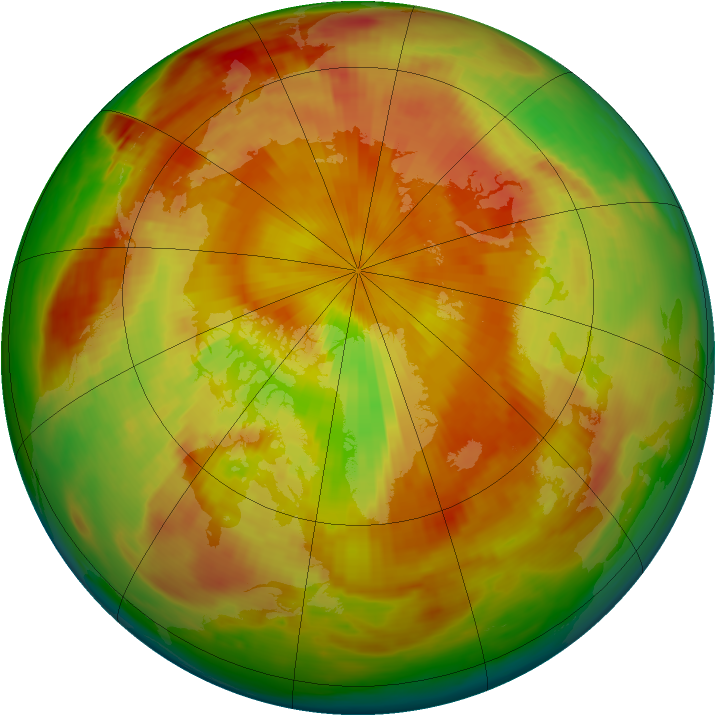 Arctic ozone map for 08 May 1980